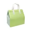 Bolsa Térmica para Llevar Aislamiento de Papel de Aluminio Catering Empaque Desechable Té de Leche Pastel Punto Bolso de Mano No Tejido Personalización