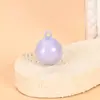 Cascabel de Sonido de Agua Soñador 17 mm Perlado Totalmente Cerrado Redondo de Latón Llavero Colgante para Teléfono Pequeño Adorno