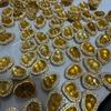Pequeñas Explosiones de Camote Buena Suerte Riqueza Sabiduría Piedra de Energía Amatista Natural Turmalina Amarilla Aguamarina Jade Mok de Agua Fulu