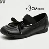 Versión de Piel de Vaca de Zapatos Mary Jane Plateados Estilo Ballet para Mujer, Zapatos de Verano Transpirables de Boca Baja con Suela Suave, Slip-On Cómodos que No Cansan los Pies
