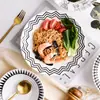 Bol de ramen estilo japonés, bol cónico creativo, bol grande de cerámica para tiendas de fideos, uso doméstico, bol para postres y ensaladas