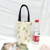Bolsa Portavasos de Lona Portátil Vaso Termo Universal Juego de Vasos Vaso Portátil para Llevar de Gran Capacidad Duradero para Salir