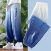 Pantalones casuales de seda de hielo de secado rápido para niños, nuevos pantalones de verano para niños anti-mosquitos, pantalones deportivos para niños grandes, ropa para niños