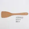 Madera de haya cuchara de madera espátula de madera sin barnizar cuchara de cocina espátula antiadherente espátula inclinada cuchara de sopa suministro de fábrica juego de utensilios de cocina
