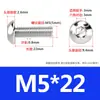 Tornillos de Cabeza Semiredonda de Acero Inoxidable 316 con Agujero Hexagonal, Pernos de Cabeza Hexagonal Iso7380 M3M4M5M6