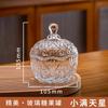 Pote de Vidro Criativo para Doces Estilo Iurta Mongol, Pote de Casamento para Doces com Tampa, Copo para Aromaterapia, Copo para Velas DIY, Pote de Armazenamento