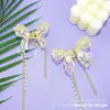 Pinza de Mariposa de Hadas con Borla, Pinza para el Cabello Exquisita y de Alta Gama para Media Cola, Pinza de Tiburón en la Parte Posterior de la Cabeza, Elegante Accesorio para el Cabello de Cola de Caballo