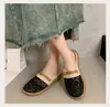 Meias-pantufas respiráveis de bico fechado para mulheres, novo estilo de verão, sandálias versáteis de encaixe sem cadarço, malha de pescador, linho