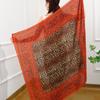 Bufanda Cuadrada Grande 110cm Xiaoxiang Primavera y Otoño Gama Alta Seda de Imitación Blanco y Negro Bufanda de Poliéster Brocado Bufanda de Seda para Proteger del Sol para Mujeres