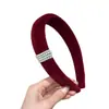 Diadema de Terciopelo Estilo Francés Envuelto en Perlas para Mujer, de Alta Gama, Elegante y a la Moda, Accesorio para el Cabello
