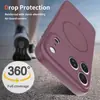 Adequado para iPhone 18 Pro Max, capa fosca de cobertura total anti-queda com orifício para cordão, capa protetora magnética para Apple 17