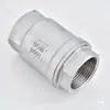 Válvula de retención vertical de acero inoxidable 304 H12W-16P Válvula unidireccional Rosca interna Sello duro Válvula antirretorno 4 6 1