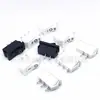 Kcd1-110 Ultra-delgado 9.5*21mm Interruptor de Palanca Pequeño Plano de Pie Tipo Barco 2 Pines 2 Velocidades Negro