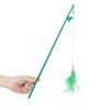 Juguete para Gato Palo de Gato Divertido Pluma de Felpa Campana Juguete Divertido para Gato Cosas Divertidas para Aliviar el Aburrimiento Autohola Juguete para Gato Mascota Venta al por Mayor