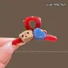 Pinza Decorativa Pequeña de Garra Estilo Coreano Pinza Lateral Suave Pinzas para Fijar Mechones Rebeldes Accesorios Simples para el Cabello