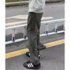 Pantalones de trabajo para hombre y mujer, pantalones deportivos de verano con rayas laterales, pantalones casuales rectos holgados de estilo americano para primavera y otoño