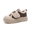 Nuevos Mocasines de Suela Gruesa para Mujer, Invierno Engrosados Calientes Velcro Lindos Lana de Cordero Modernos Casual Moda Zapatos de Mujer