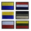 Etiqueta de bordado para exteriores, pegamento, bandera, insignia bordada, insignia bordada, venta caliente, pegatina de tela, insignia, velcro transfronterizo