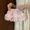 Conjunto de Camiseta de Manga Corta y Shorts con Capullos de Flor para Niña 2026 Verano Lindo para Niña Pequeña Bebé Moda Dulce Conjunto de Dos Piezas