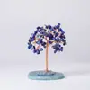 Árvore da Fortuna de Cascalho de Cristal de Ágata Natural Árvore do Dinheiro Enfeites de Cristal Atacado Enfeites de Mesa para Escritório Casa