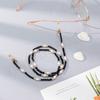 Nueva Cadena Simple de Perlas Coreanas para Gafas Ins Moda Cristal Cadena Lanyard para Gafas Antiperdida Accesorios para Gafas