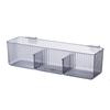 Estilo Ins Caixa de Armazenamento para Cozinha Transparente PET Caixa de Armazenamento para Garrafas de Temperos Caixa de Armazenamento Suspensa na Porta do Armário Caixa de Armazenamento para Gengibre, Alho e Pimenta