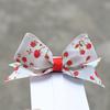 Exportación Corea princesa fugitiva pinza superior para niñas clip de pelo rojo con lazo tridimensional lindo accesorio para el cabello para niños todo a juego