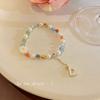 Pulsera de perlas de margaritas de colores Super Fairy para primavera y verano de 2023, pulsera para mujer, pulsera con collar de cuentas para novia estudiante