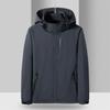 Chaqueta Impermeable Estilo Americano para Hombre Primavera y Otoño Nuevo Guerrero Negro Traje de Montaña para Pareja para Exteriores Montañismo Logotipo Estampado