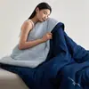 Novo conjunto de edredom para sono profundo de outono e inverno, macio e regulador de temperatura, quente, respirável e confortável, adequado para todas as estações, ideal para dormitórios estudantis