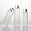 Copo de Vidro Selado para Loção, Frasco de Vidro Fosco, Garrafa de Vidro para Loção Aquosa e Vinho, Frasco Reabastecível, Frasco para Óleo Essencial de Produto de Cuidados com a Pele