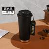 Taza Térmica de Acero Inoxidable 316 con Revestimiento Cerámico Interno Taza de Café de Apariencia Elegante para el Hogar Portátil Taza Térmica de Agua con Popote
