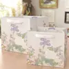 Día de la Mujer, Bolsa de Regalo Día de la Diosa, Bolsa de Papel tipo Bandolera Cuadrada, Bolsa para Snacks de Regalo, Ver Flores, Feliz Suerte