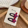 Conejo Hecho a Mano Tela de Invierno Dibujos Animados Niños Pasadores para el Cabello Lindos Accesorios para el Cabello de Niñas Pinza Lateral Divertida para el Fleco Accesorios para la Cabeza