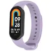 Adecuado para Correa de Reloj Xiaomi Mi Band 8 Cabeza de Metal Correa de Silicona Dividida Correa de Reloj M9 Correa de Reloj de Goma Xiaomi Mi Band 9