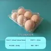 Bandeja de Huevos de Plástico Desechable con Broche y Tapa, Caja de Embalaje de Huevos Transparente a Prueba de Golpes, Venta Directa del Fabricante para Supermercados