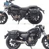 Carro muscle Wolf adequado para Qianjiang flash 150 bolsa lateral bolsa lateral pode ser instalado capacete meio capacete capacete completo com trava quadro de liberação rápida modificação