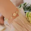 Pulsera de Jade para Niña Lujo Ligero Nicho Exquisita Versátil Retro Regalo para Novias