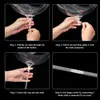 Palo Soporte para Globos de 40 cm, Soporte de Aluminio para Globos de Helio de Mano, Soporte Transparente para Palo de Globo de Látex de Mano para Montaje de Puesto