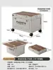 Caja de Almacenamiento para Exteriores Mesa Plegable para Acampar Caja de Viaje de Doble Propósito Montaje en Coche Caja Multifuncional para Picnic Mesa Acampar