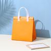 Bolsa para llevar aislada de tela no tejida con logo impreso, bolsa de aluminio para alimentos, barbacoa, conservación de la frescura, bolsa de embalaje