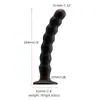 Fábrica Qianbaiqu Ventosa Anal de Perla de Silicona Punto G Perla Trasera Usable Productos para Adultos Perlas Sexy