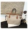 Bolso transfronterizo textura vintage gran capacidad bolso estampado nueva moda bolso tote para ir al trabajo bolso de hombro bolso de mano