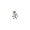 Brilhante G23 Titânio Stud para Tragus Stud para Lábio Stud para Orelha Liga de Titânio Stud para Orelha Joias para Body Piercing Atacado
