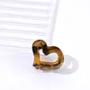 2,5 CM tamanho pequeno Clip de Presilha Vazado de Coração Estampa de Leopardo Colorida Clip para Franja Feminina Grampo de Cabelo Quebrado Grampo de Cabelo Quente Transfronteiriço Grampo de Cabelo