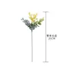 Eucalipto Fruta y Flor Arreglo Floral Artificial Fabricante Decoración del Hogar Ramo de Boda Pared Flores Falsas Ins Transfronterizo
