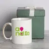 Tazas Personalizadas con Impresión por Transferencia Térmica, Moldes de Porcelana Ósea, Se Pueden Imprimir con Logos e Imágenes, Vasos de Agua de Cerámica Esmaltada en Color, Venta Directa al por Mayor de Fábrica