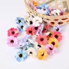 Cabezas de Flores Artificiales Estilo Bosque, Margaritas Pequeñas, Girasoles Pequeños, Coronas Falsas de Cosmos, Accesorios para Scrapbooking, Decoraciones Florales para Bodas