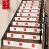 Pegatinas Autoadhesivas de Palabras Felices para Peldaños de Escalera, Decoración de Boda, Montaje de Escena, Decoración de Gabinete de Casa Nueva de Boda, Tocador