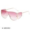 Gafas de sol de nuevo estilo Steampunk, gafas de sol de una pieza transfronterizas europeas y americanas para hombres y mujeres, gafas de sol de metal con montura grande a la moda